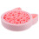 Roze Makeup Brush Pad Met Siliconen Borstelhouder 9