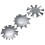 3 Pezzi Piastre Per Manicure In Acciaio Per Linee Decorative Unghie 10