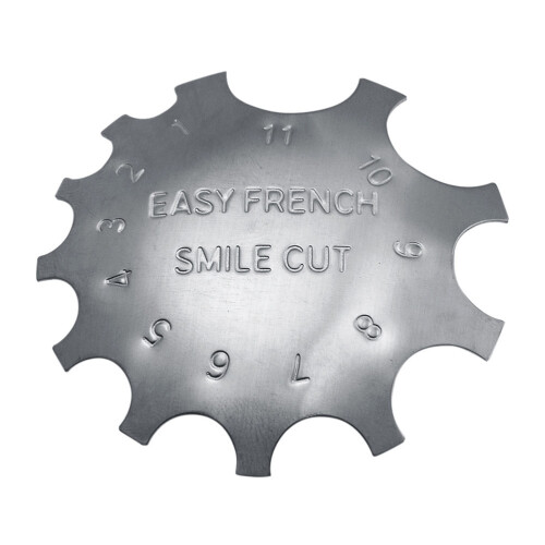 3 Pezzi Piastre Per Manicure In Acciaio Per Linee Decorative Unghie 2