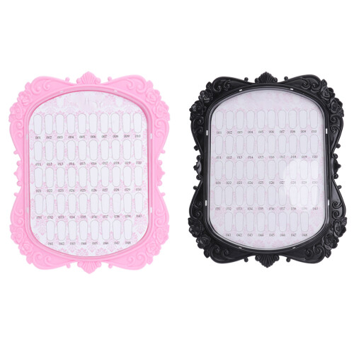2 Pezzi Tavole Espositive Per Unghie Stile 1