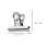 12 Pezzi Clip Metalliche Per Unghie Posticce Art 10