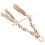 1Pc Hand-Woven Cotton Linen Rope Roll Paper Rack Versatile Wall Decor 10