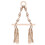 1Pc Hand-Woven Cotton Linen Rope Roll Paper Rack Versatile Wall Decor 4