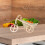 1 Pezzo In Bamboo A Forma 10