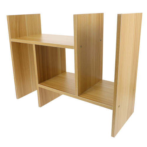1Desktop Boekenkast Khaki Mdf Compact En Ruimtebesparend 2