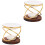 2Pcs Ceramic Tealight Holder Incense Burner Oil Diffuser Decor 5