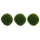 3Pcs Bola De Artificial 10Cm Para Decoração E Paisagismo 10