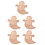5Pcs Tabuleiro Charcutaria Halloween Madeira Com Compartimentos 7