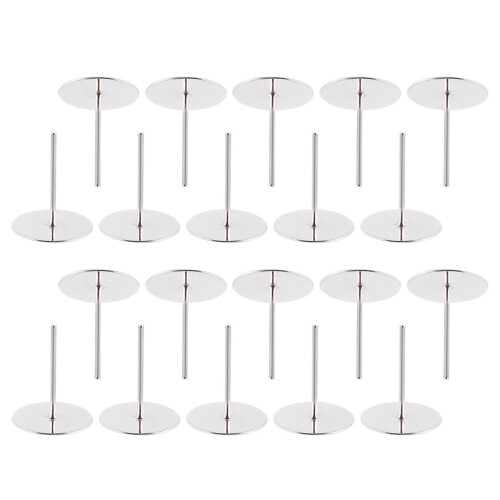 200 Pcs De Tarraxa 10Mm Prata Para