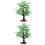 2Pcs Árvore Forma Decoração Paisagem Micro 7