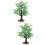 2Pcs Árvore Forma Decoração Paisagem Micro 9