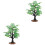 2Pcs Árvore Forma Decoração Paisagem Micro 5