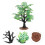 2Pcs Árvore Forma Decoração Paisagem Micro 11