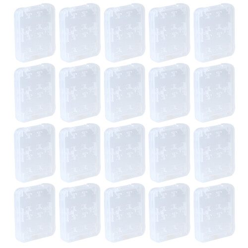 20St Sd Kaart Organizer Wit 8 Slots ABS Hard Plastic Box