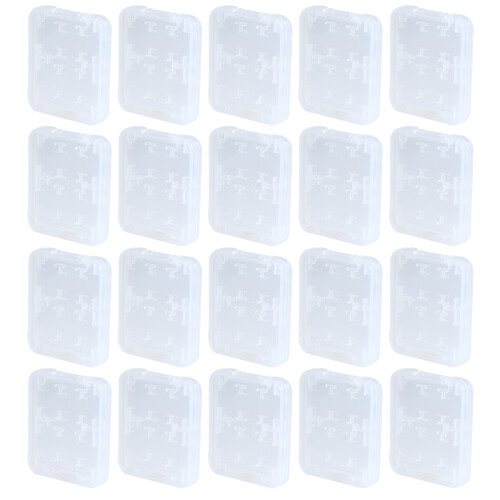 20St Sd Kaart Organizer Wit 8 Slots ABS Hard Plastic Box 1