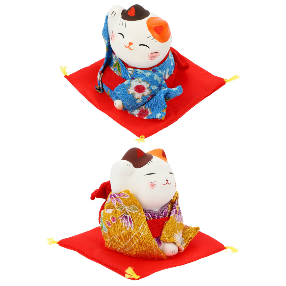 2 Sztuki Mini Kimono Fortuna JapońSki Styl PełNe SzczęśCia-image