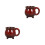 2Pcs Cerâmica 350Ml Halloween 8