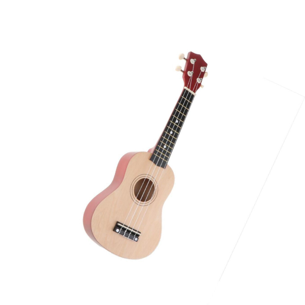 (Wood, 21 Inch) 4 String Beginners Ukulele Hawaii Guitar Musical Instruments-image-OPC-PM8GQSR-NEW