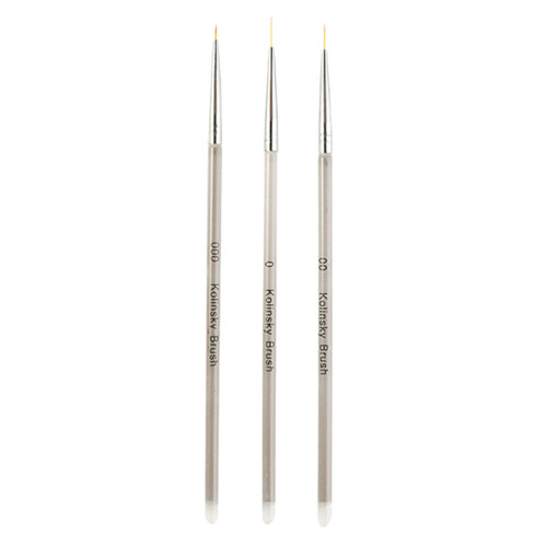 3 Unidades Dupla Para Manicure Acrílico Transparente