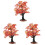 3Pcs Árvore Paisagem Micro 4