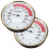 2 Pcs Termómetro De Parede Para Sauna Medidor De Temperatura 11
