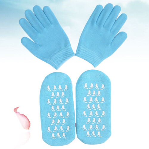 Luvas E Spa Hidratantes De Algodão Com Gel Para Pele Ressecada 1