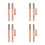 8 Stuks Lippenborstel Silicone Concealerapplicator Met Dop 9