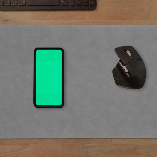 Almofada De Couro Para Mouse Com Tapete Antiderrapante 2