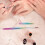 2 Pcs Pincéis Para Design De Unhas Coloridas Portáteis 5