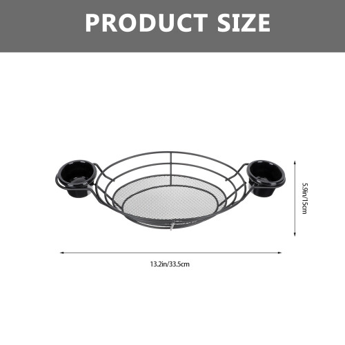 Conjunto De Cesta Decorativa Para Lanches, De Pão De 1