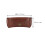 1Stk Elegantes Handmade Brillenetui Braunem PU Leder 7