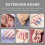 100 Unidades Para Unhas Adesivas Gel Uv Autoadesivas 8