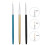 3Pcs Pintura Unhas ( Preto ) 2