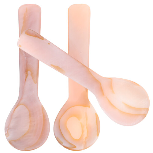 3Pcs Colher De Concha Multifuncional Para E Caviar
