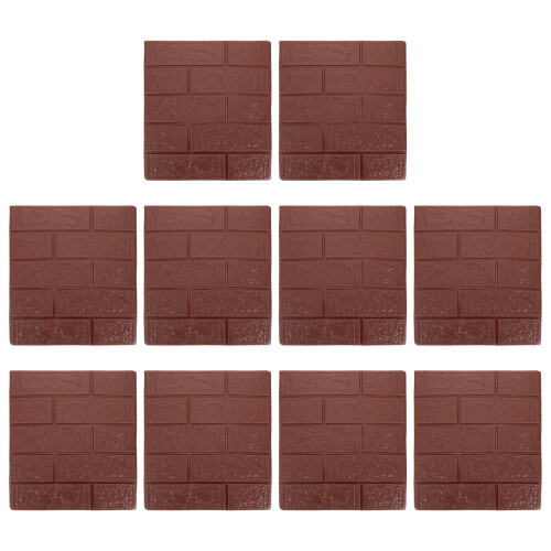 10 Unidades Pegatinas Pared Textura 3D 1