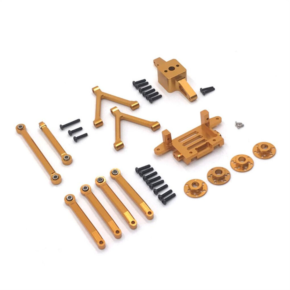 (Golden) 10piece Aluminum Alloy 1/28 Upgrade Metal Parts Kit For SG 2801 RC Car-image-OPC-PM8HDGZ-NEW
