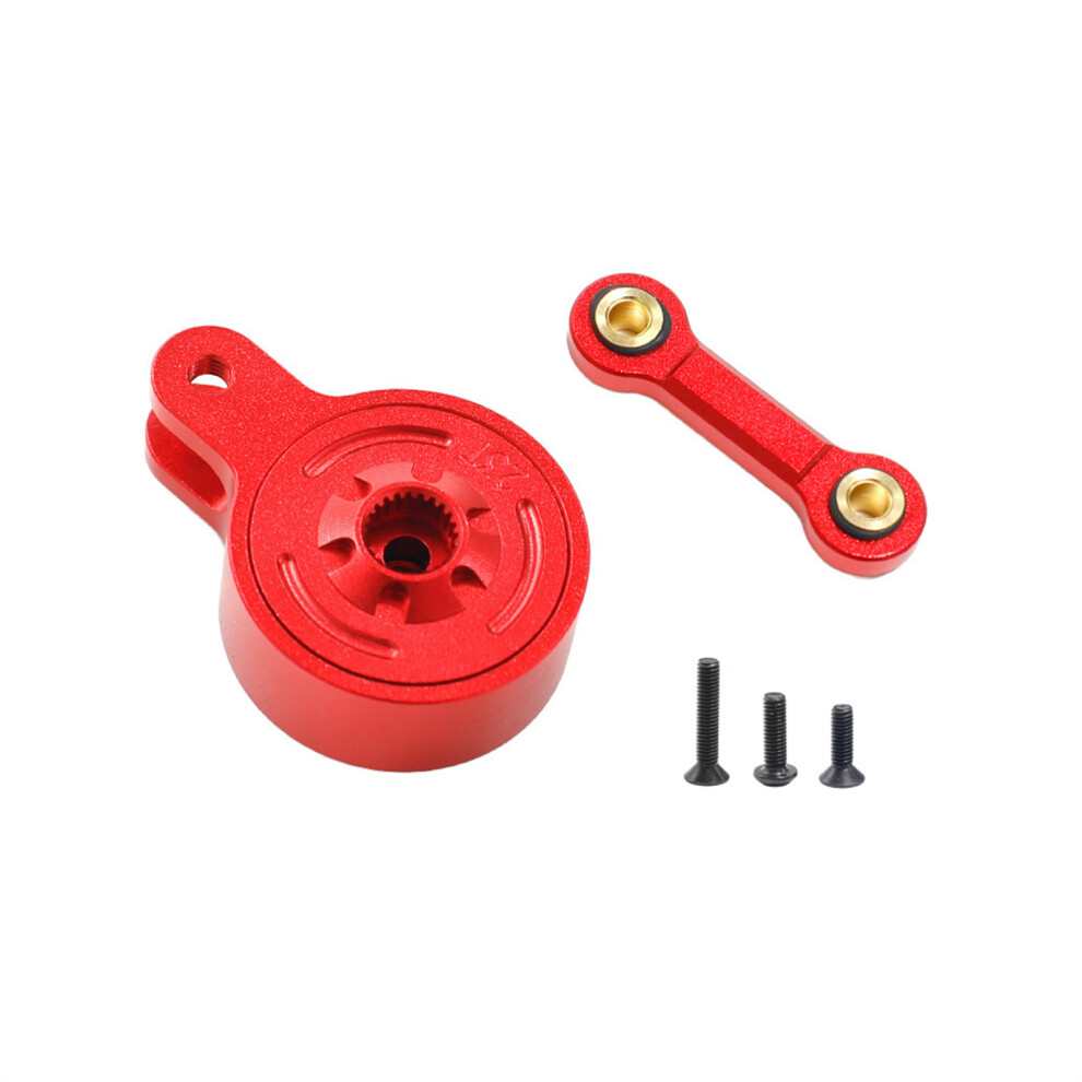(Red) RCGOFOLLOW 1/10 Aluminum Alloy Strong Servo Horn Arm RC Upgrade Part-image-OPC-PM8HFZZ-NEW