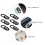 6Stk Webcam Abdeckung Schwarz ABS Privacy Schutz Für Tablet Handy 10
