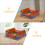 2 Unidades Casa Inflamable 3D Qingming 7