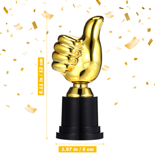 6 Unidades De Troféu De Polegar Para Competição 1