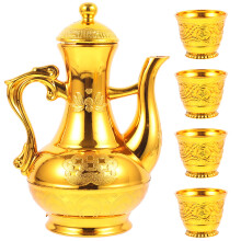 Conjunto Com De Vinho E Taça , Acessório Para Buda
