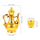 Conjunto Com De Vinho E Taça , Acessório Para Buda 11