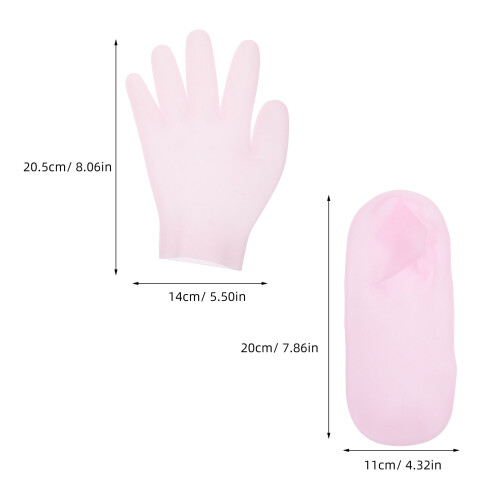 Conjunto De E Luvas Hidratantes Para Mulheres 2