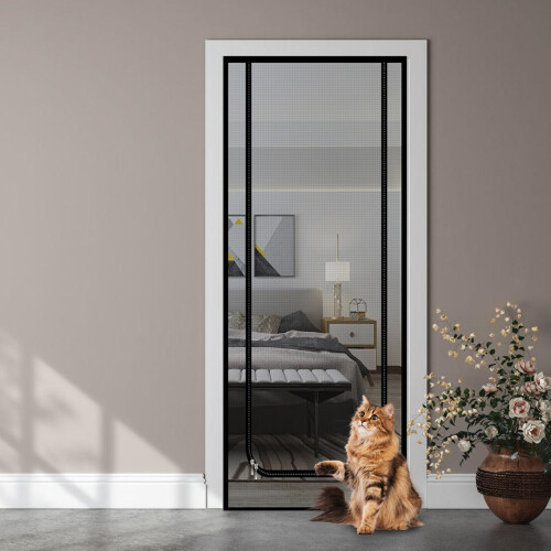 Puerta De Malla Con Para Perros Y (M) 2