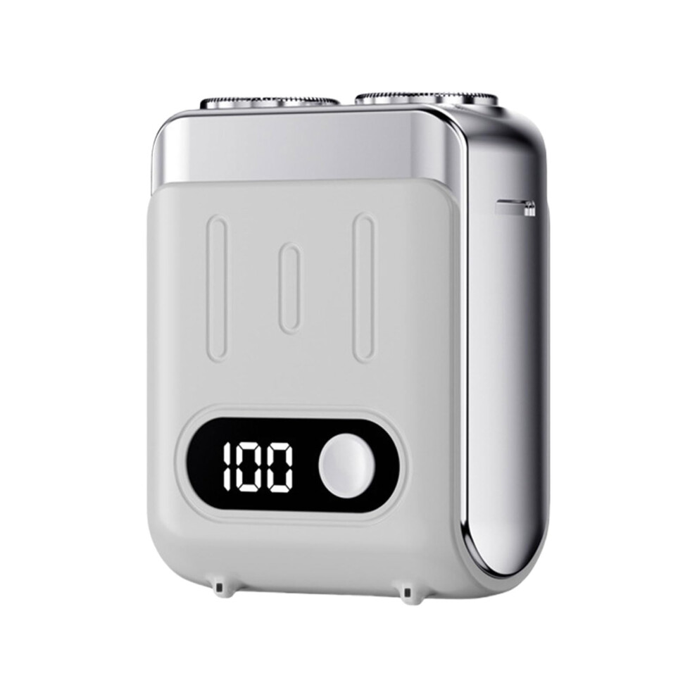 Portable Electric Shaver With Digital Display USB Rechargeable Compact Travel Shaver Travel Friendly Grooming Device