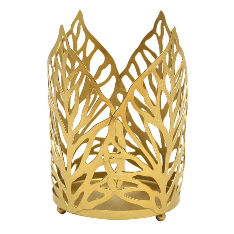 (Golden, 15x115cm) Candle Holder Lantern 11.5x15cm Tealight Stand Centerpiece Ornament-image-OPC-PM8HS9J-NEW