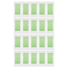 20 Pièces Bandes De Cire Non Tissées Pour Corps Et