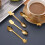 2 Ensembles Noël Acier Inoxydable Dessert 2