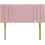 (King Pink)5ft Plush Velvet Padded Lined Headboard 1