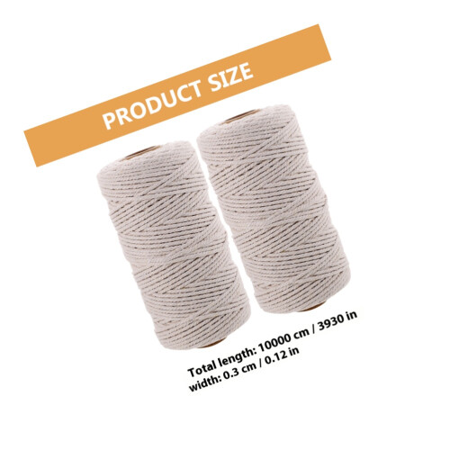 2 Rouleaux De Fil De Coton Pour Boucherie Cuisine 1
